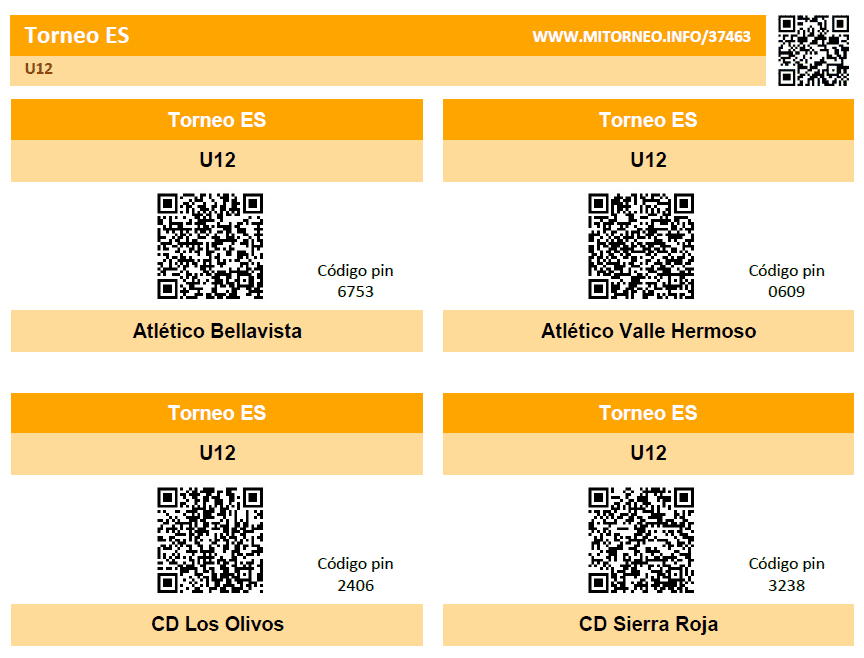 Introducir resultado por los propios participantes